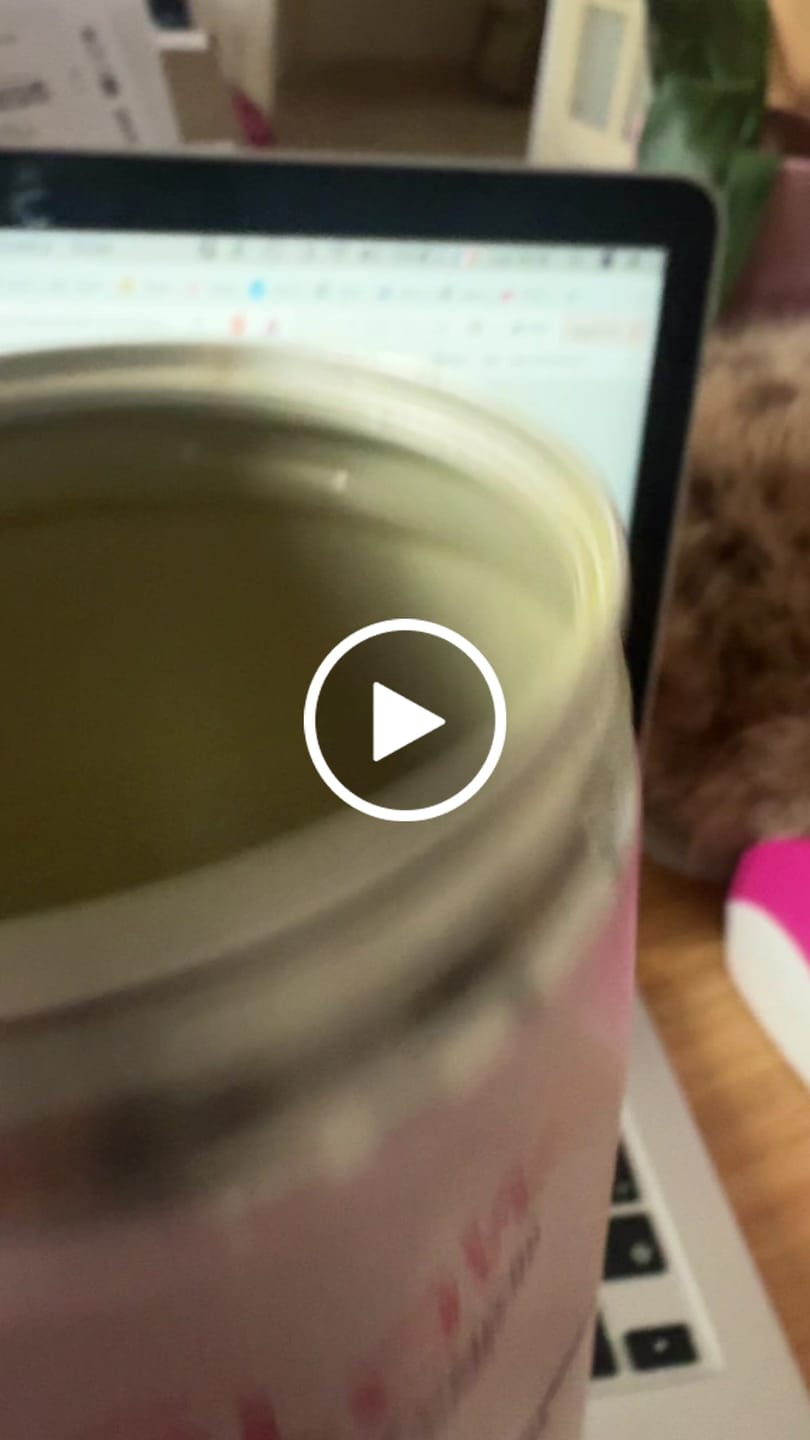 Customer video review of Glow Matcha Colágeno