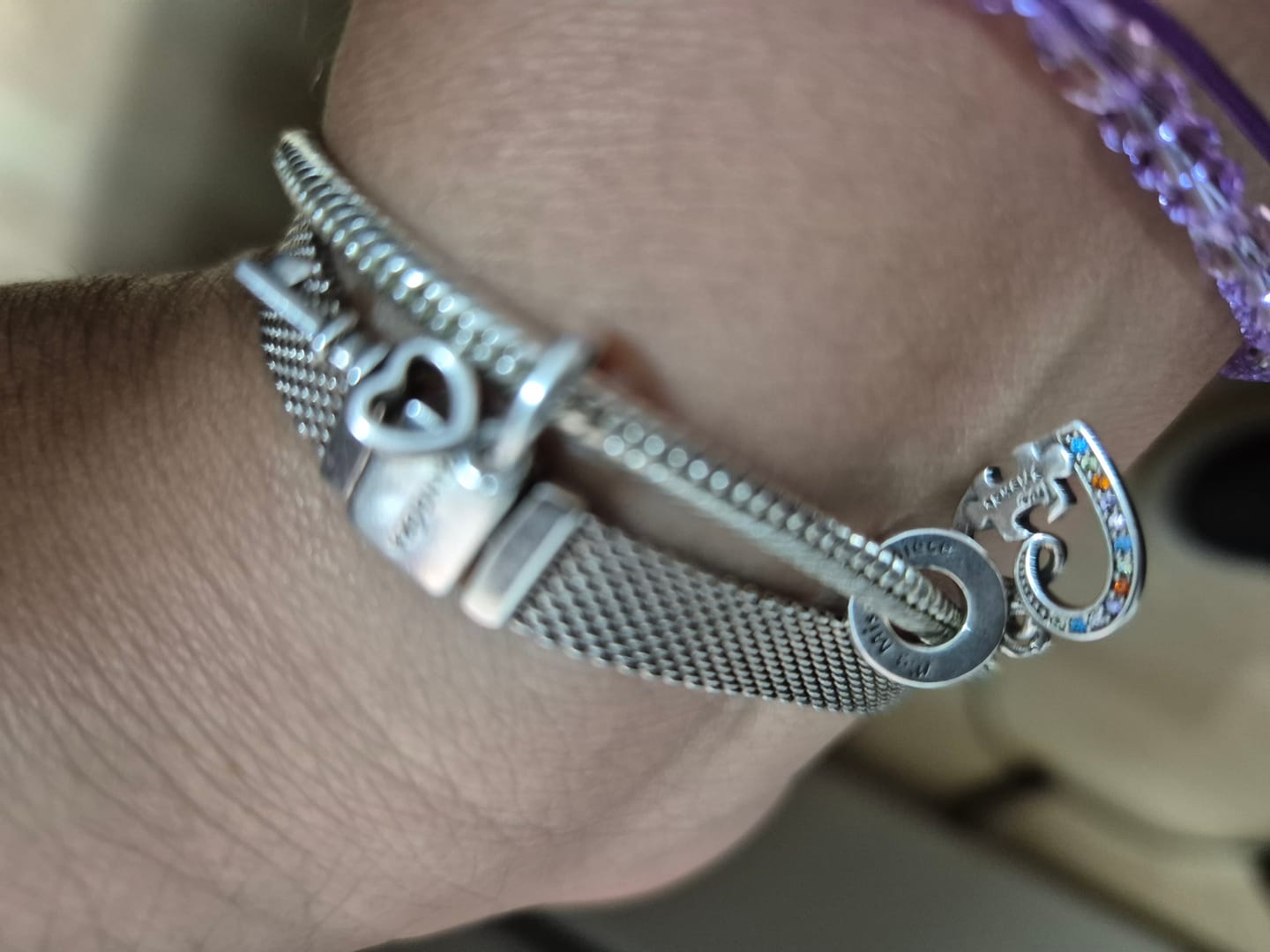 Customer photo review of Charm Corazon de Mejores Amigos