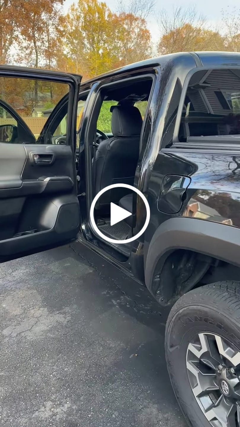 Customer video review of 2016-23 Toyota Tacoma Custom Leather Seat Covers