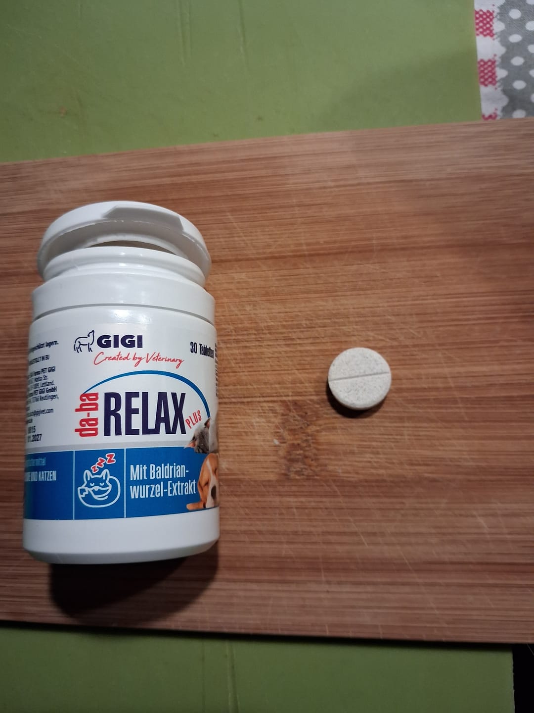 Customer photo review of GIGI VET da-ba RELAX Plus Für Hunde und Katzen