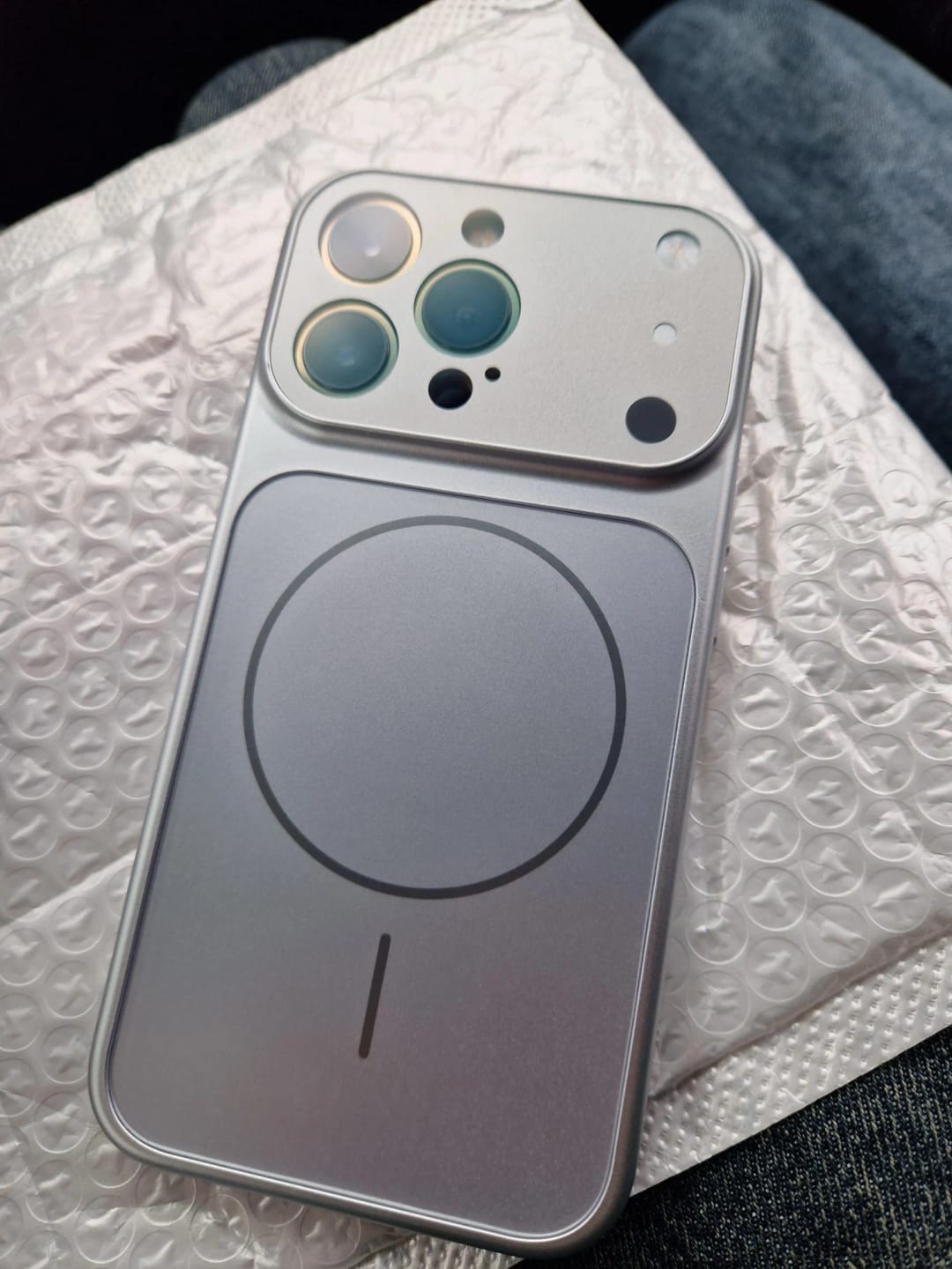 Customer photo review of Original Glass Nano Matte Case For iPhone 17 Air 16 15 14 13 Pro Max 17Pro Magnetic For Magsafe Wireless Charging Armor Funda