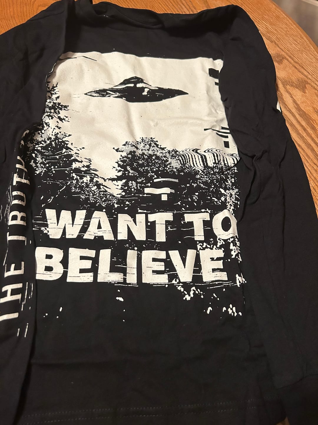 Customer photo review of MYSTERY LONG SLEEVE SHIRT
