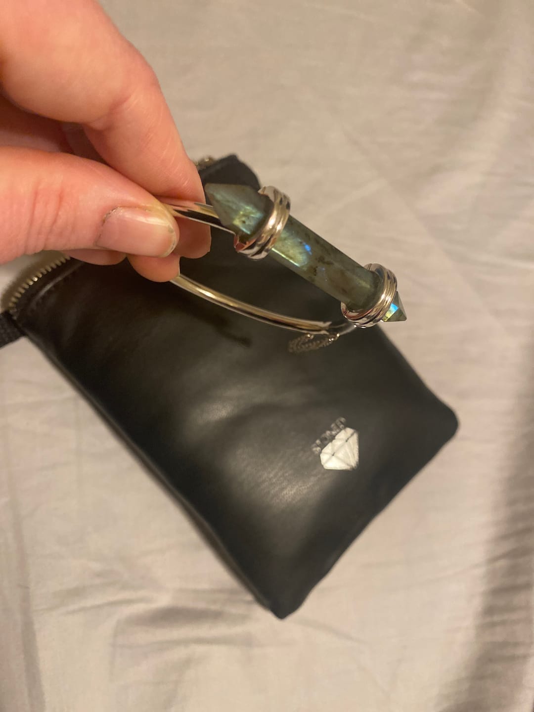 Customer photo review of Stoned Maiden Bracelet (Silver)