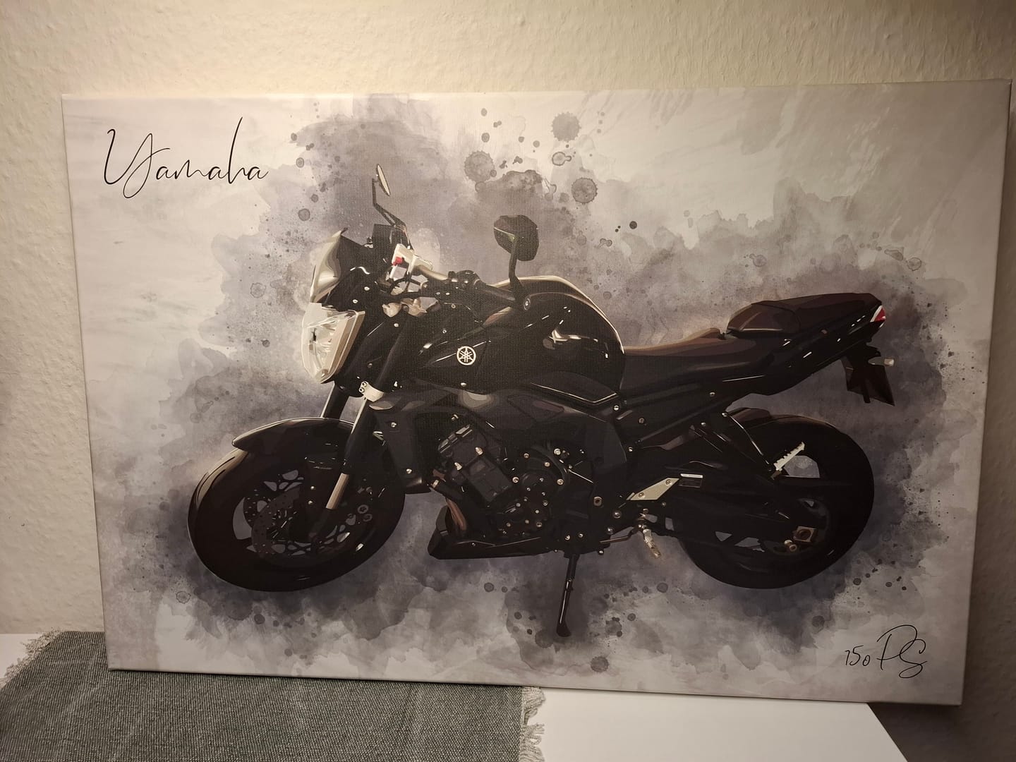 Customer photo review of Dein Motorrad als Aquarell Poster | Geschenk für Motorradfahrer