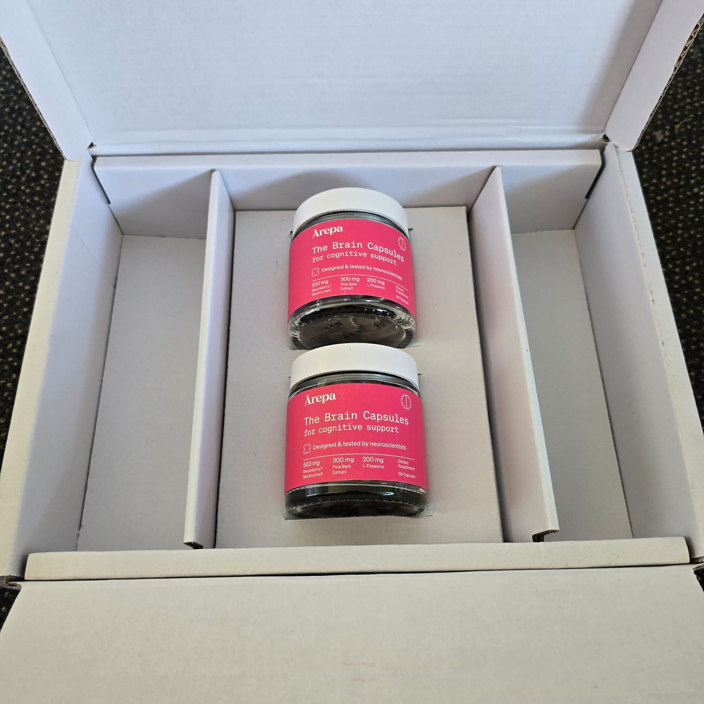 Customer photo review of The Brain Capsules for Cognitive Function