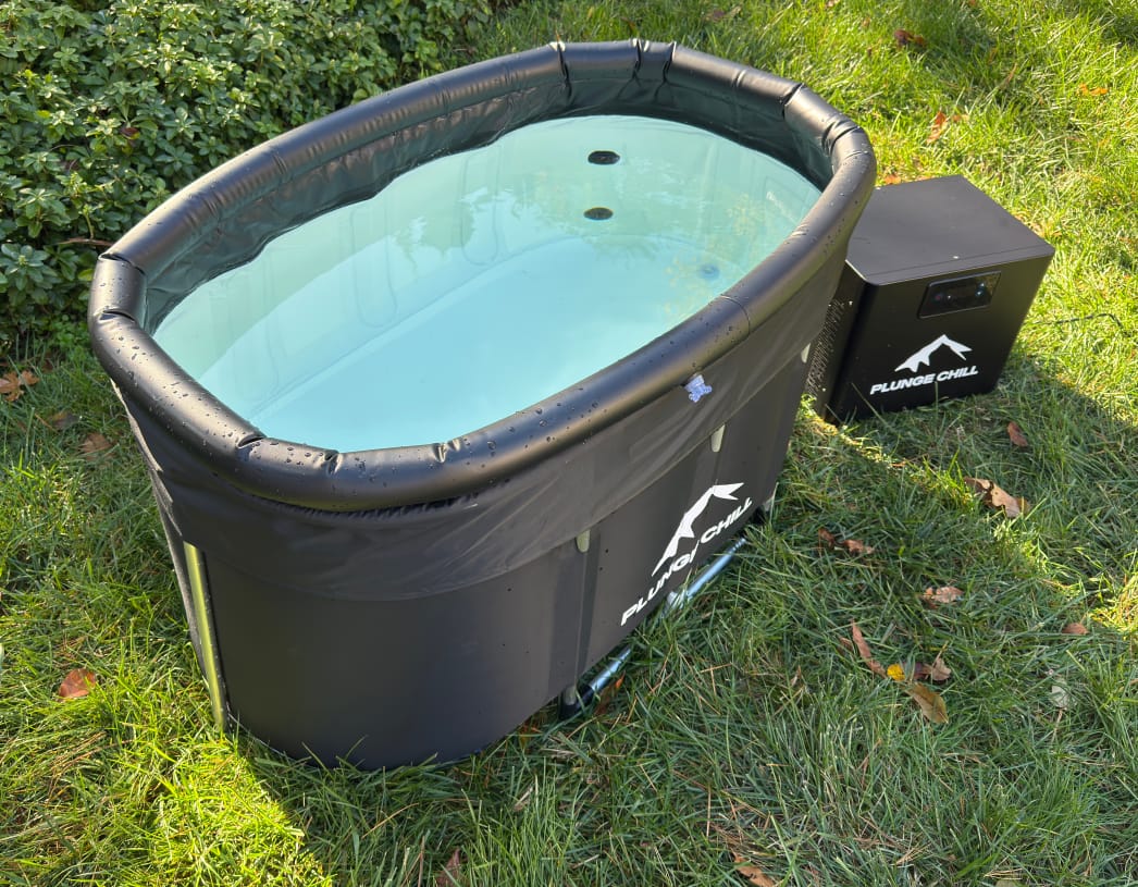 Customer photo review of Cold Plunge Chiller + Tub (MAX)