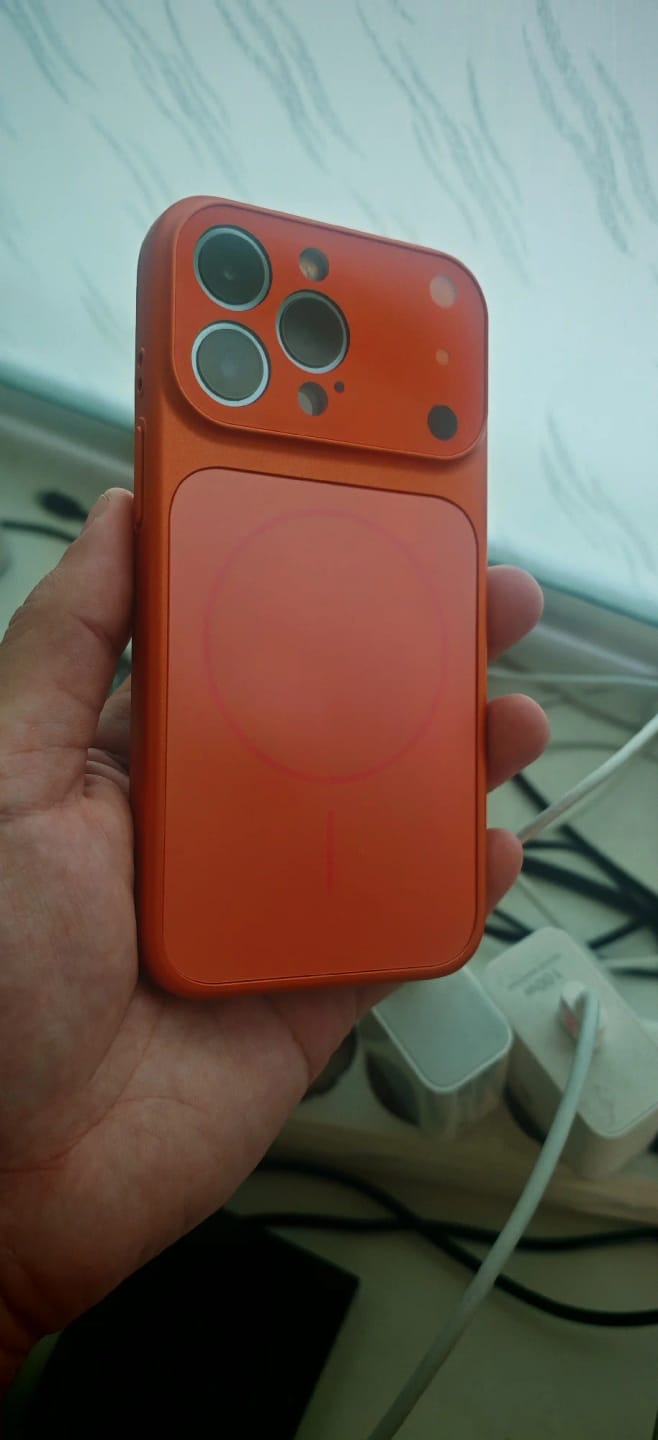 Customer photo review of Original Glass Nano Matte Case For iPhone 17 Air 16 15 14 13 Pro Max 17Pro Magnetic For Magsafe Wireless Charging Armor Funda