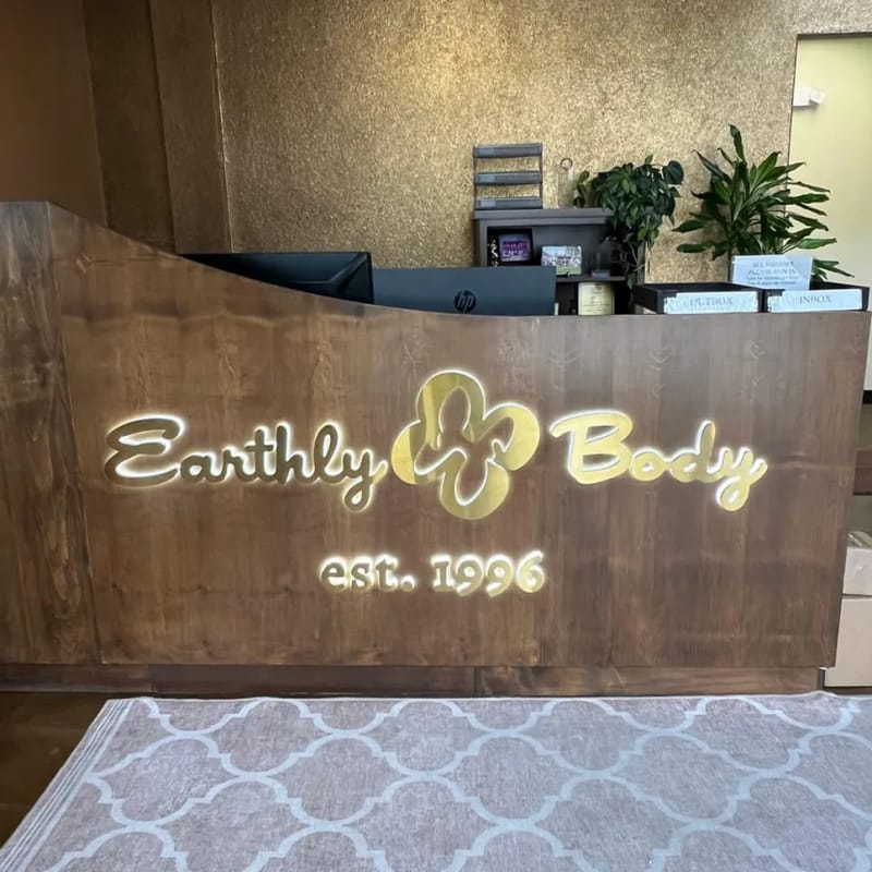 Customer photo review of Custom Backlit Sign