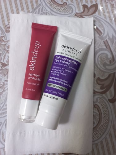 Customer photo review of » Bakuchi Peptide Eye Crème (100% off)