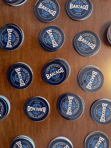 Customer photo review of 500 sticker 5x5 cm - OFFERTA