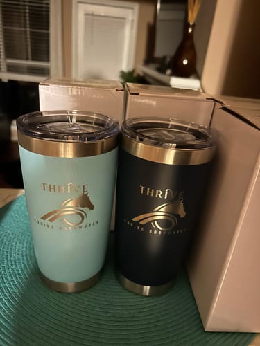 Customer photo review of (6 Pieces) Laser Engraved Tumbler | 20 oz