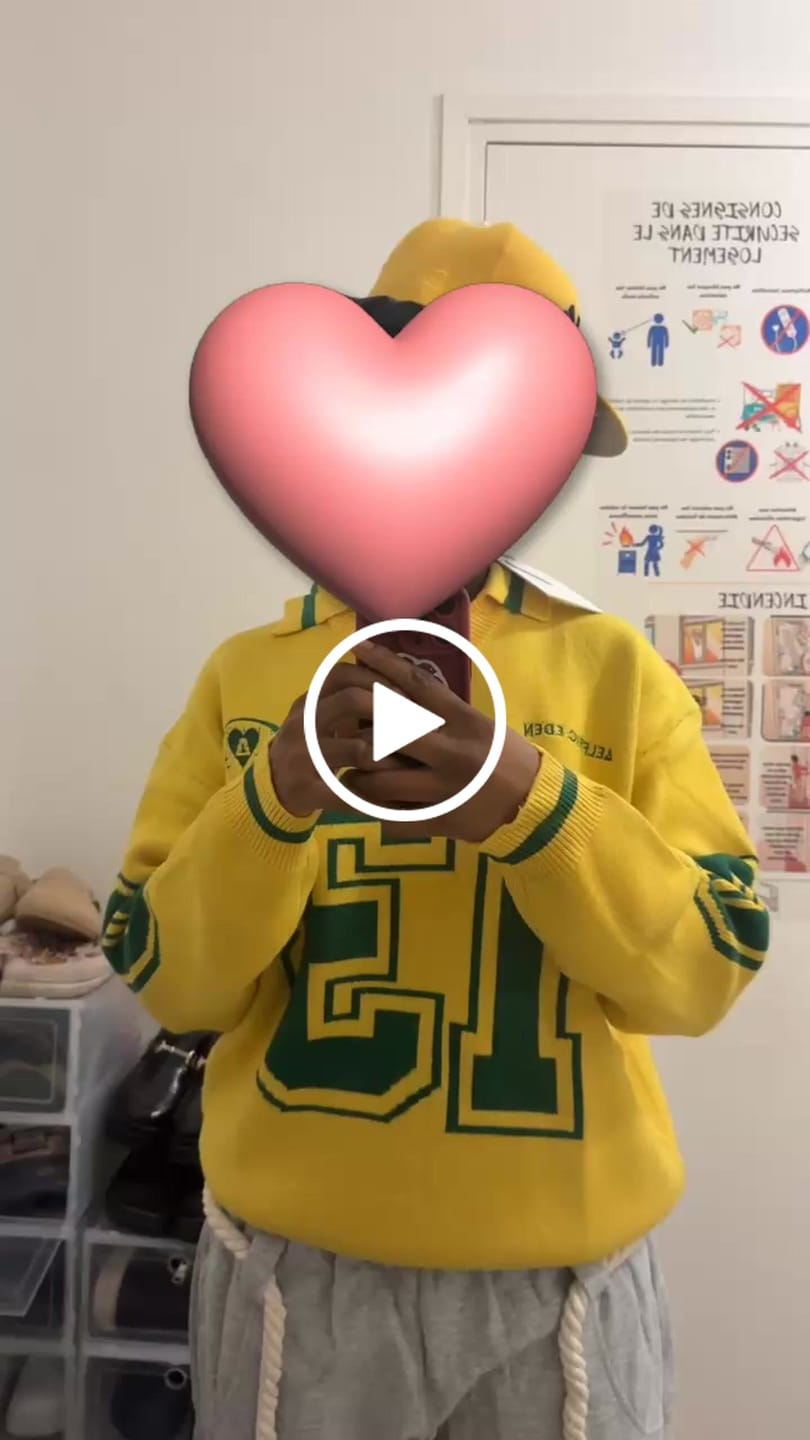 Customer video review of Aelfric Eden Number Graphic Polo Sweater
