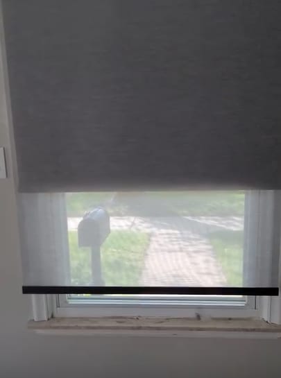 Customer photo review of Bringnox Motorized Dual Shades