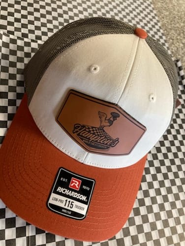 Customer photo review of Premium Custom Leather Patch Hats (Wholesale)