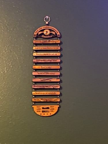 Customer photo review of NEW* Ten Commandments from the Holy Land Wall Hanging
