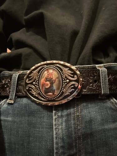 Anthony S. review of Squirrel Belt Buckle for Men & Women, Belt Buckles Western Cowboy Accessory image 1 out of 1