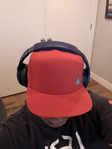 Customer photo review of Big Flat Bill Structured Watersport Hat