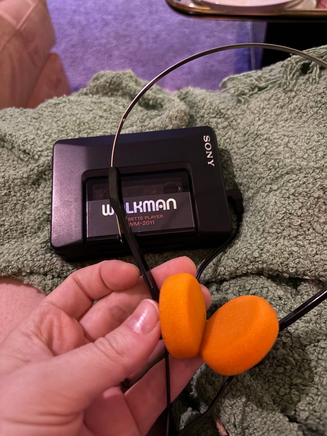 Customer photo review of Sony Walkman WM-2011 Portable Cassette Player