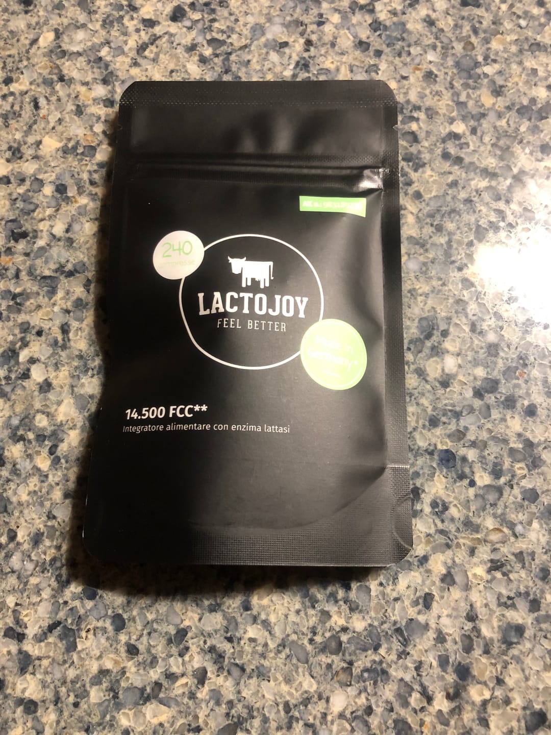 Customer photo review of LactoJoy Lactase Pills - 14.500 FCC - 240 pcs refill bag