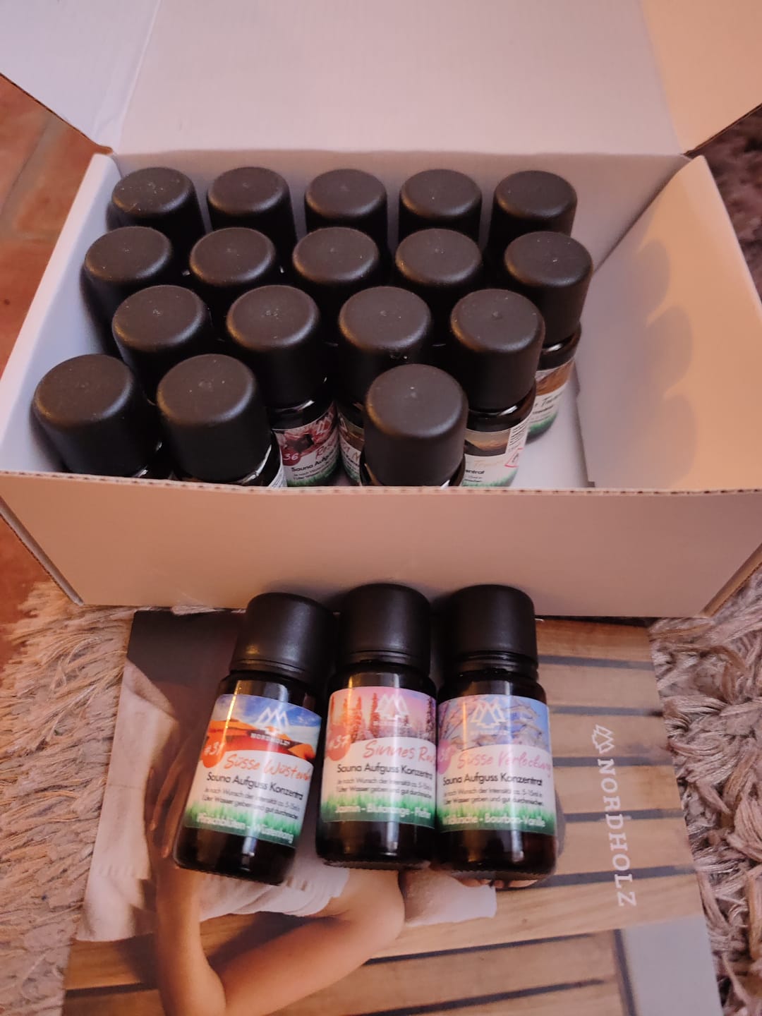 Customer photo review of Sauna Aufguss XXL Discovery Box