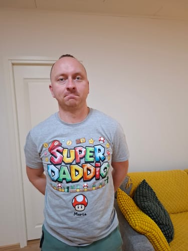 Customer photo review of Super Daddio - custom made