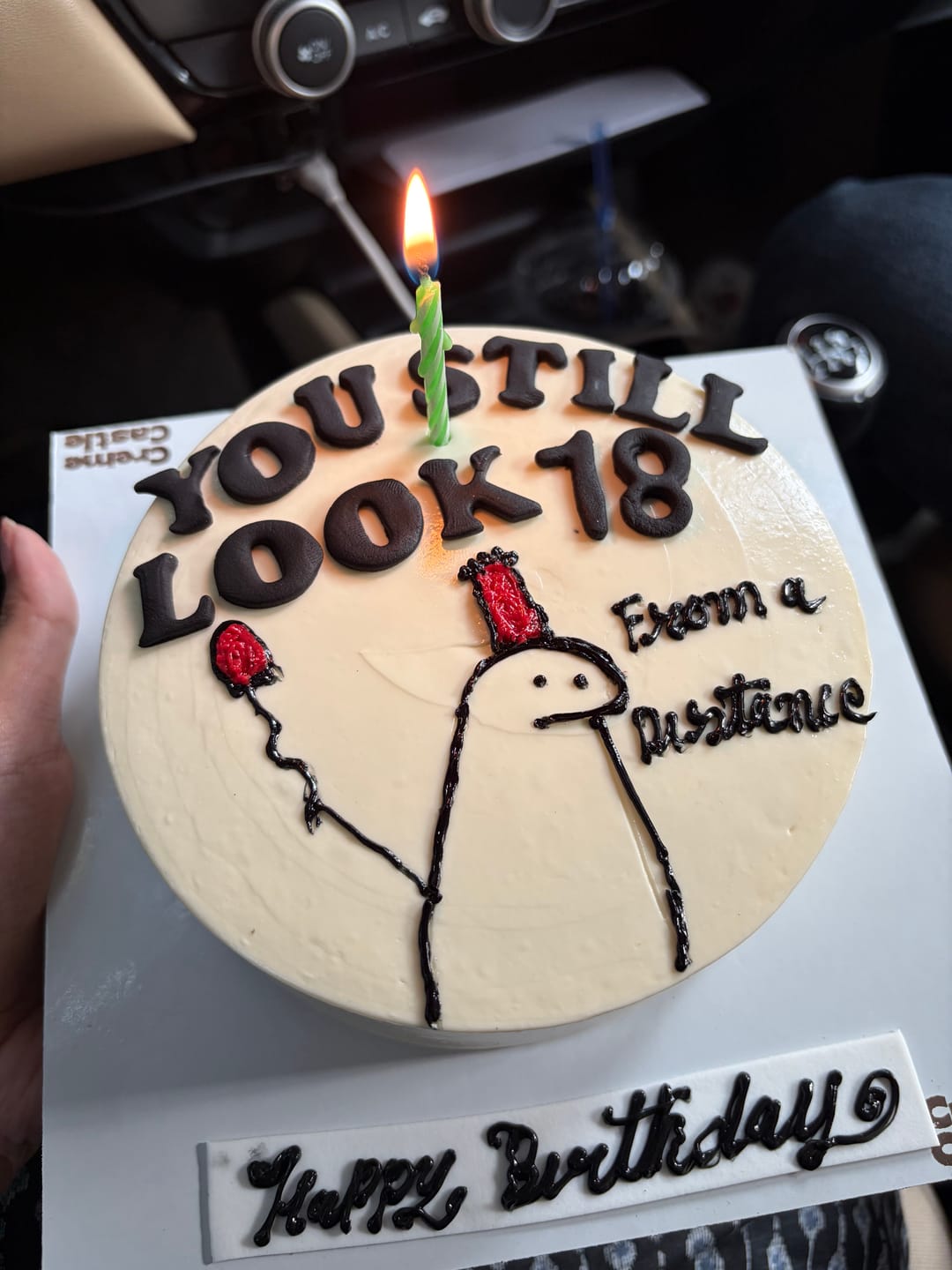Customer photo review of Teenager Meme Cake