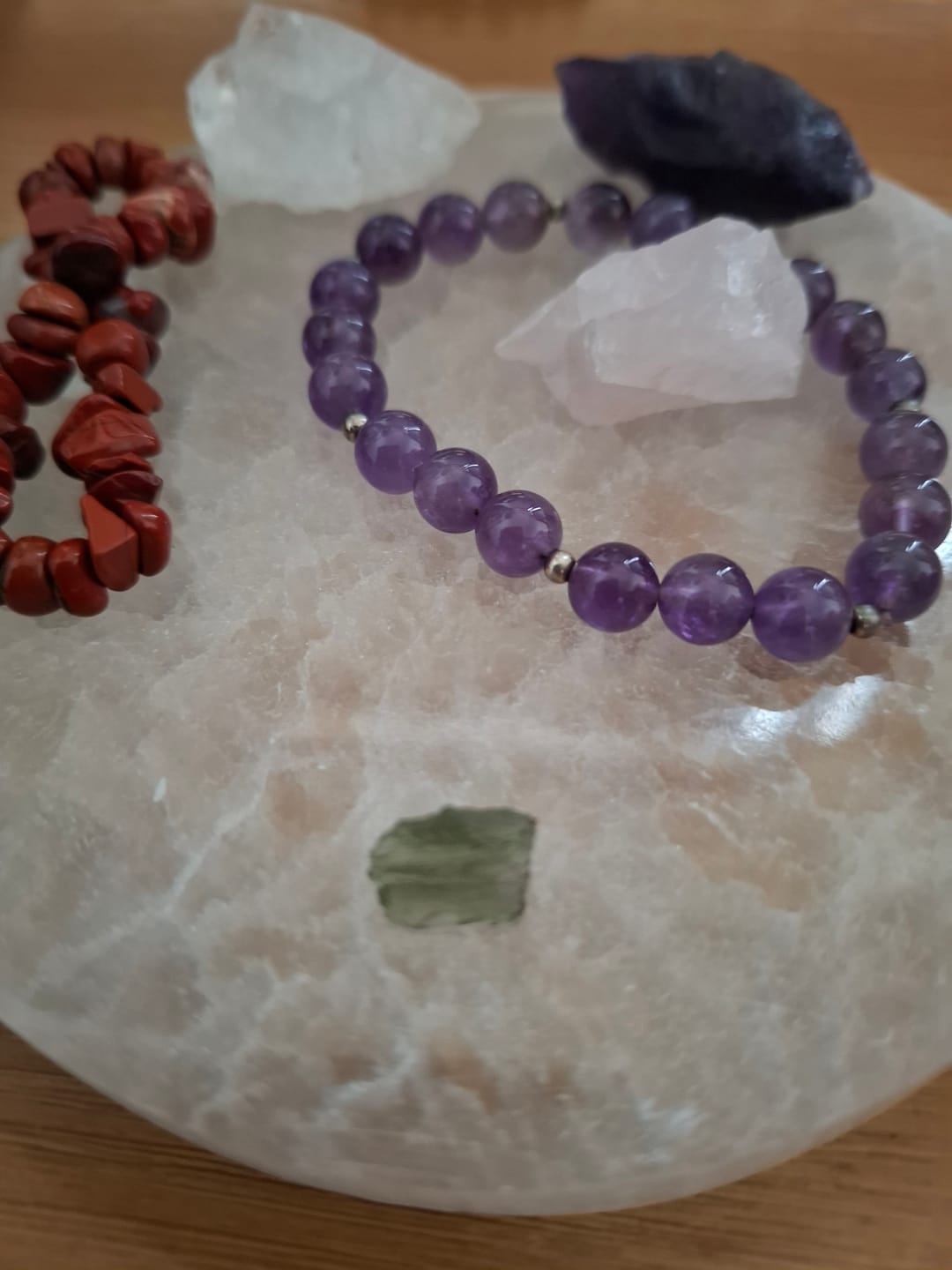 Customer photo review of Moldavite - Rough/raw pieces