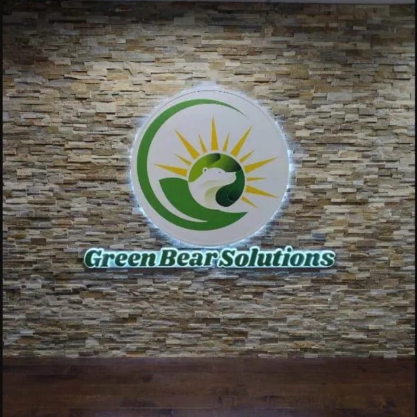 Customer photo review of Custom Backlit Sign