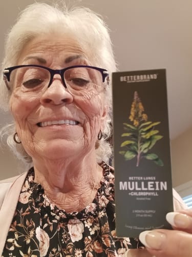 Customer photo review of BetterLungs® Mullein + Chlorophyll