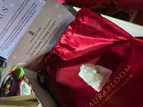 Customer photo review of VIP Crystal Club ~ Monthly Crystal Tester