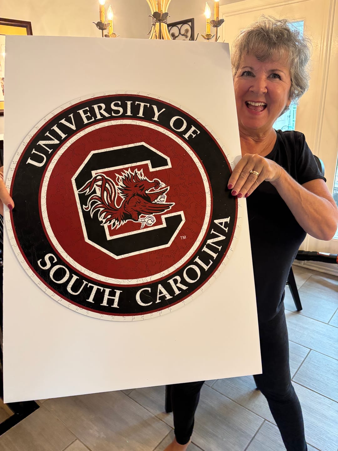 Customer photo review of University of South Carolina - Wooden Puzzle