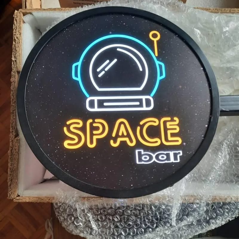 Customer photo review of Light Box Sign