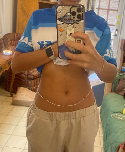 Customer photo review of Treasure African Waist beads 🎀 (Set of 2 Strings)