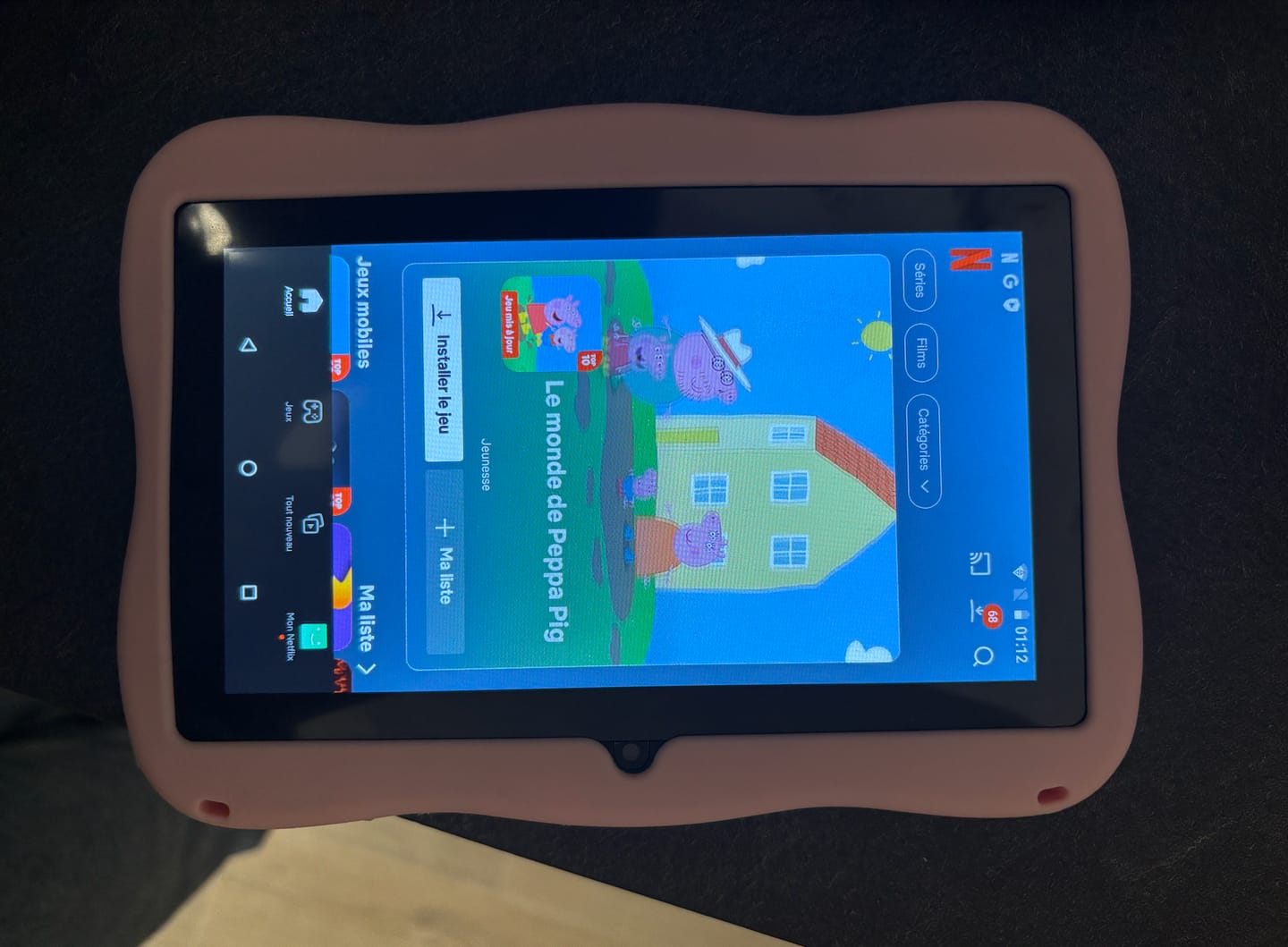 Customer photo review of Ludoti - La tablette éducative