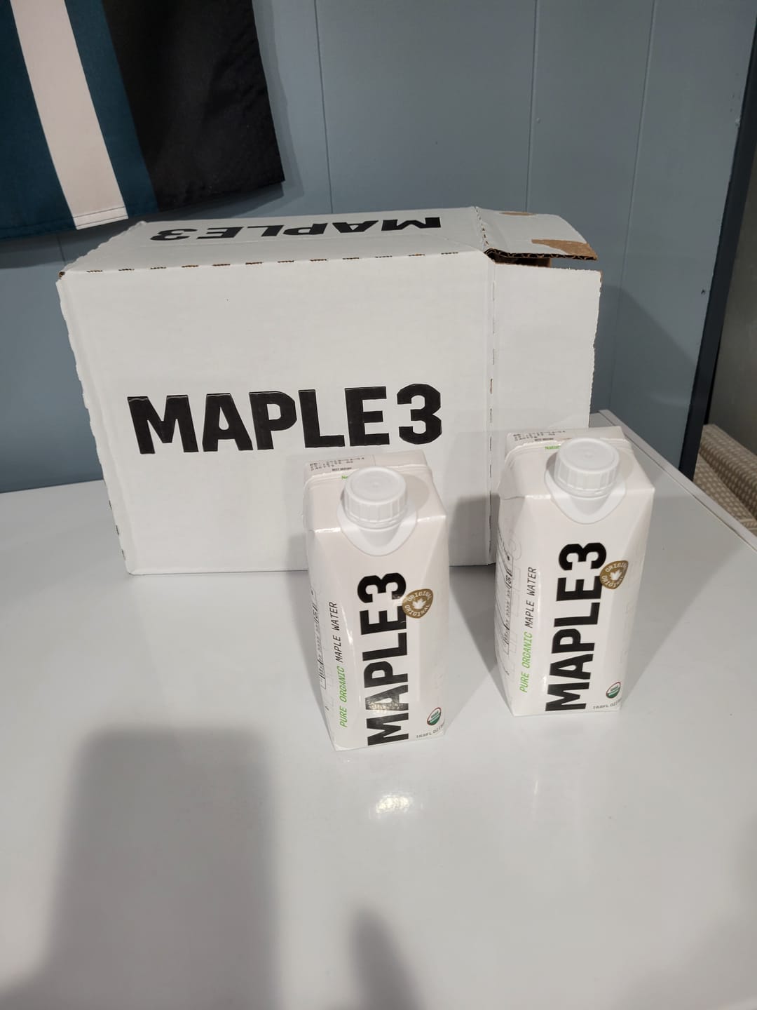 Customer photo review of Pure Organic Maple Water