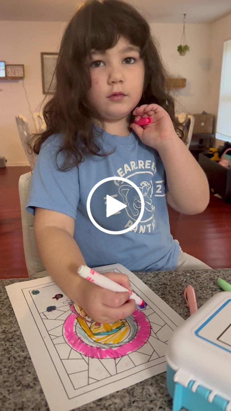 Customer video review of October Saints Coloring Sheets - Digital Download