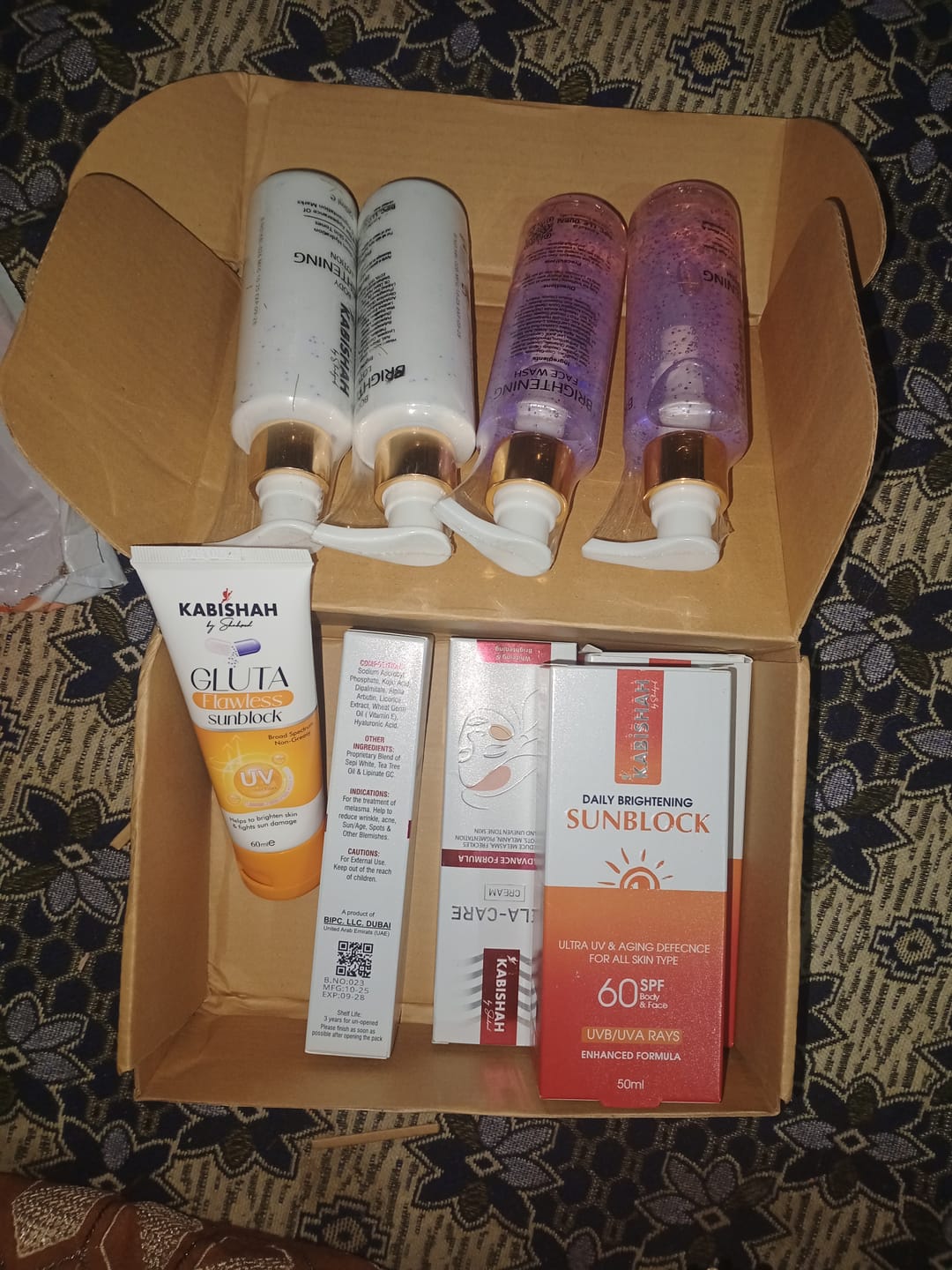 Customer photo review of Gluta Flawless Sunblock