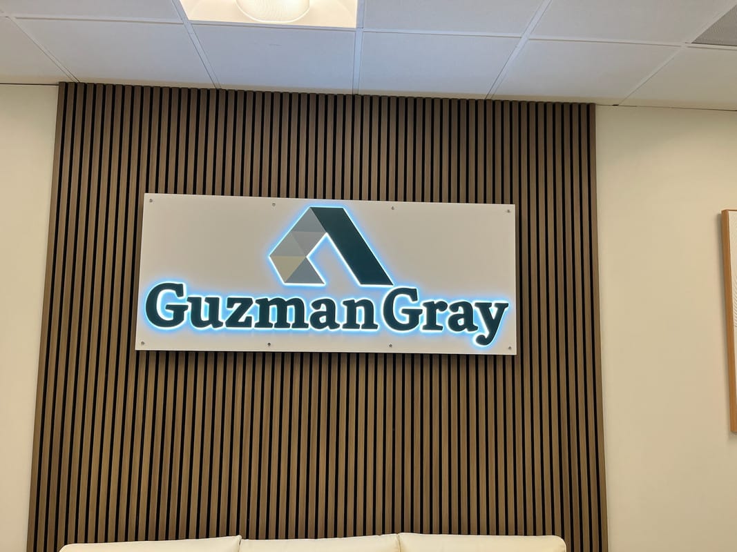 Customer photo review of Custom Backlit Sign