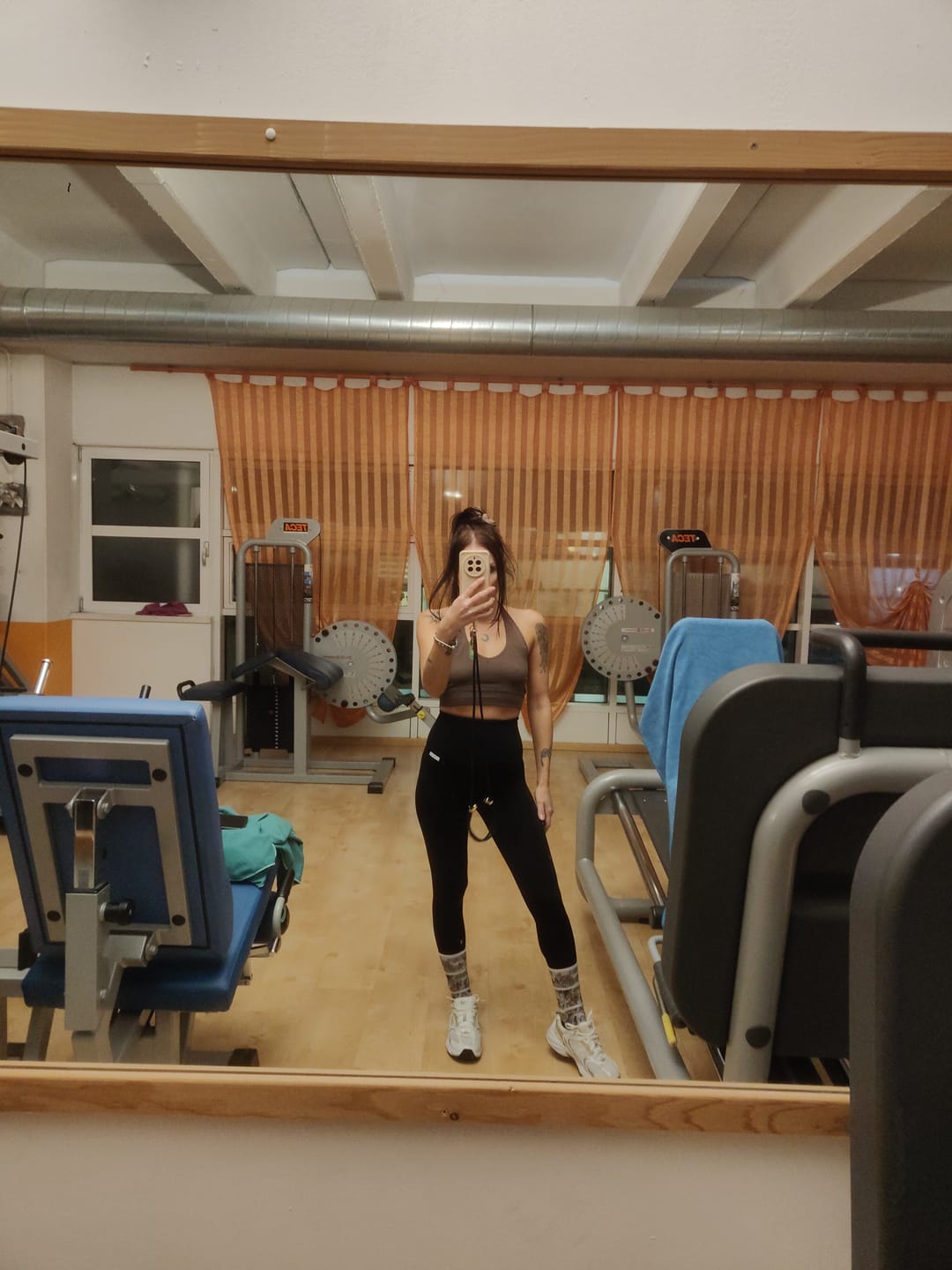 Customer photo review of Leggings Push up Gym Fashion Verde Pino