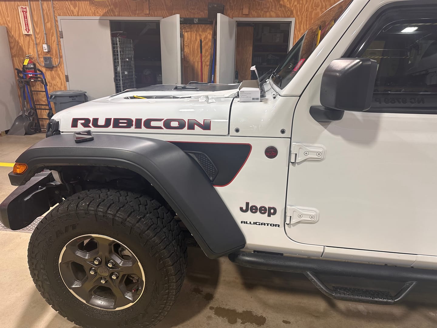 Customer photo review of Premium Fender Vent Decal Set | Black Topo - fits Wrangler JL & Gladiator JT