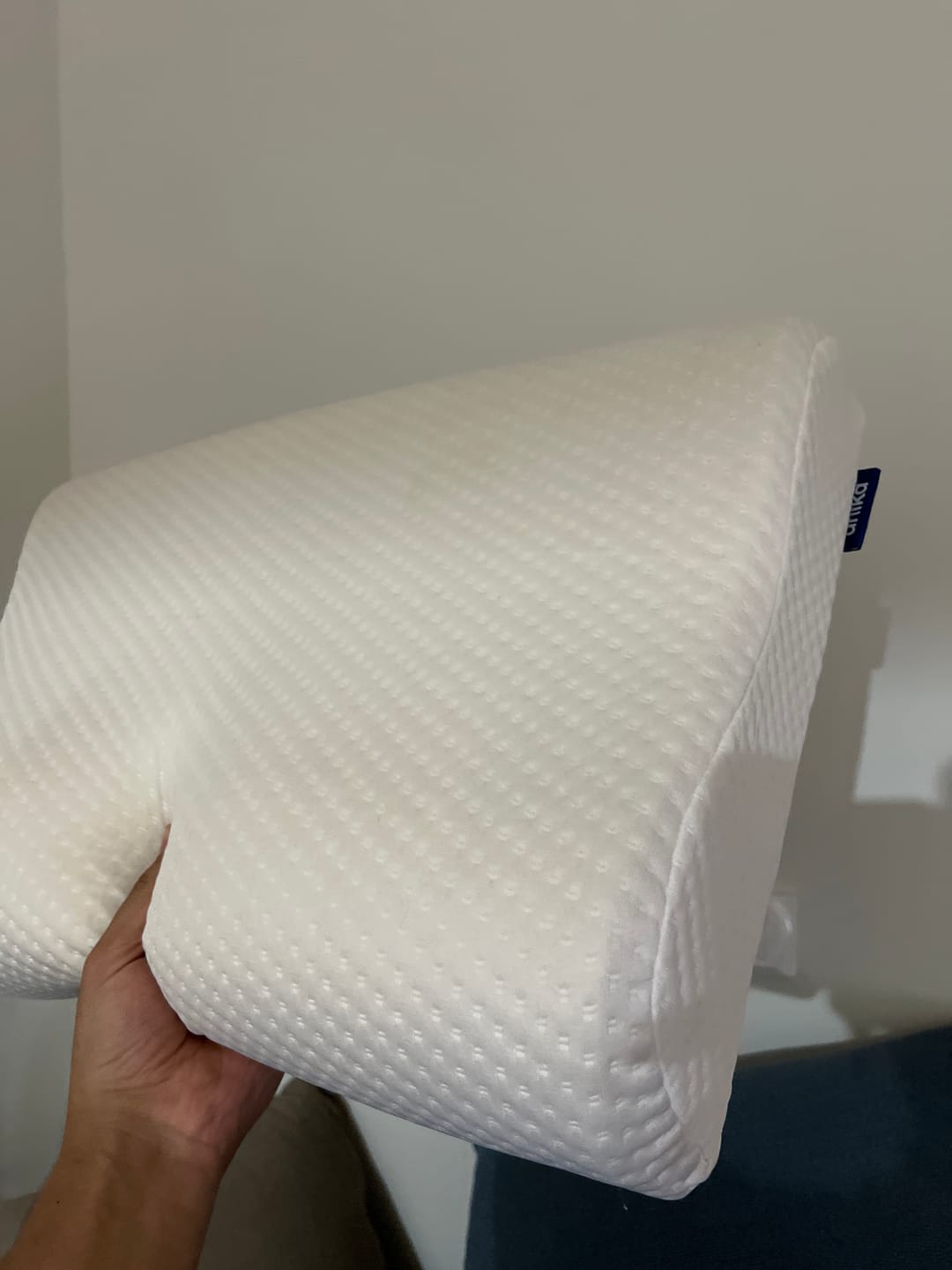 Customer photo review of Wavy Memory Foam Pillow