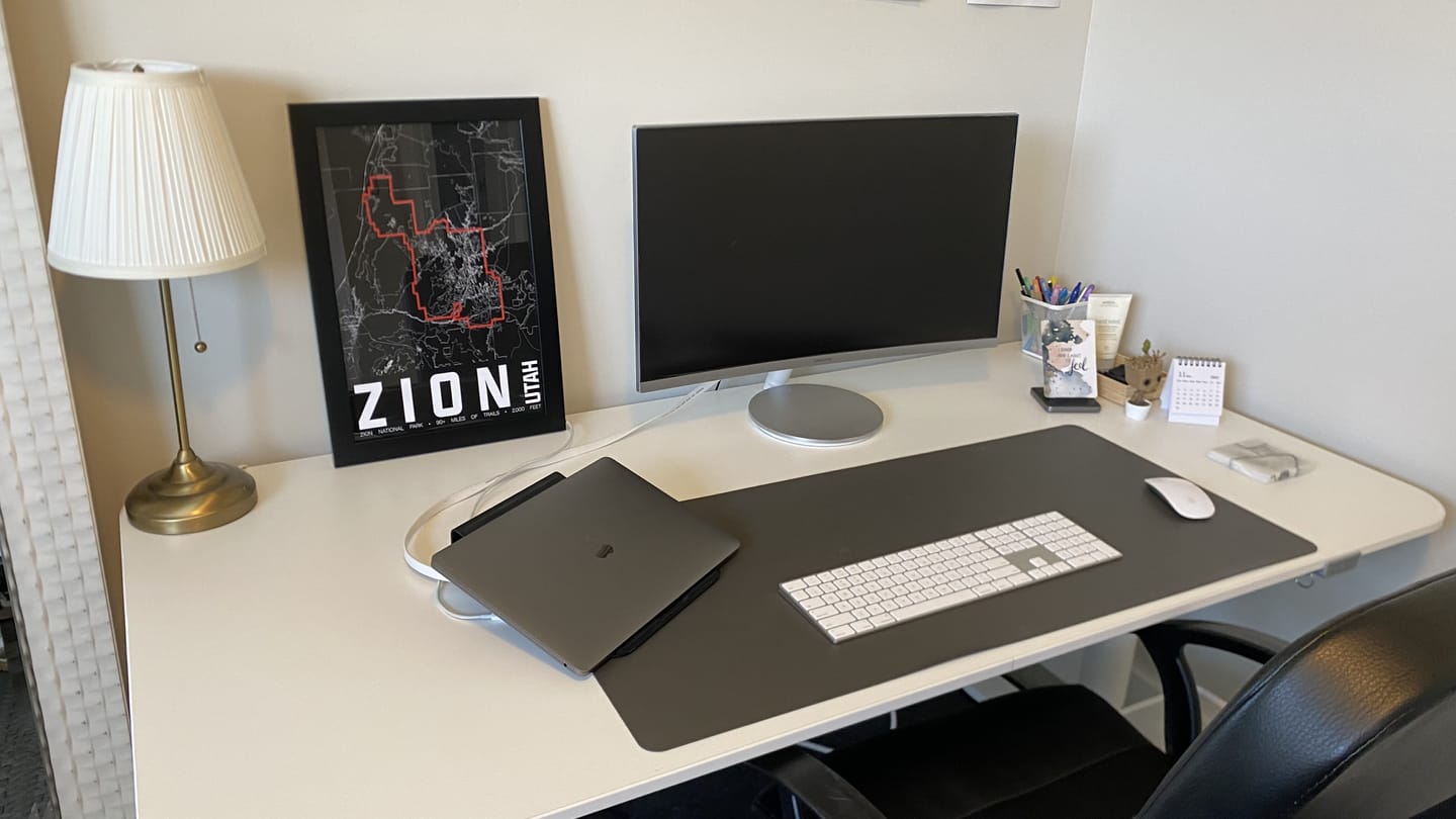 Customer photo review of Zion National Park – Perimeter Map Print