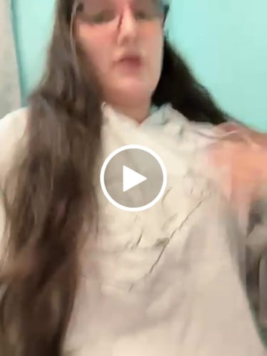 Customer video review of Custom Embroidered Photo Hoodie Final Sale