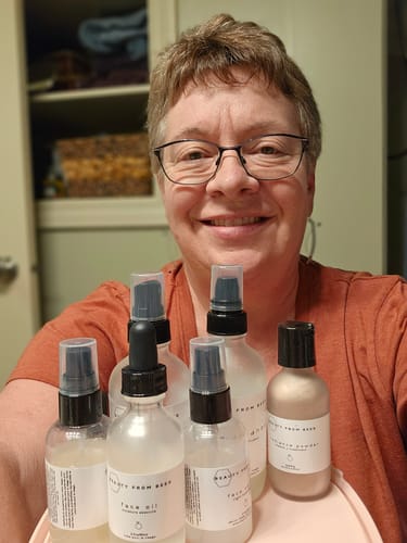 Customer photo review of Radiance Powder - Vitamin C Treatment