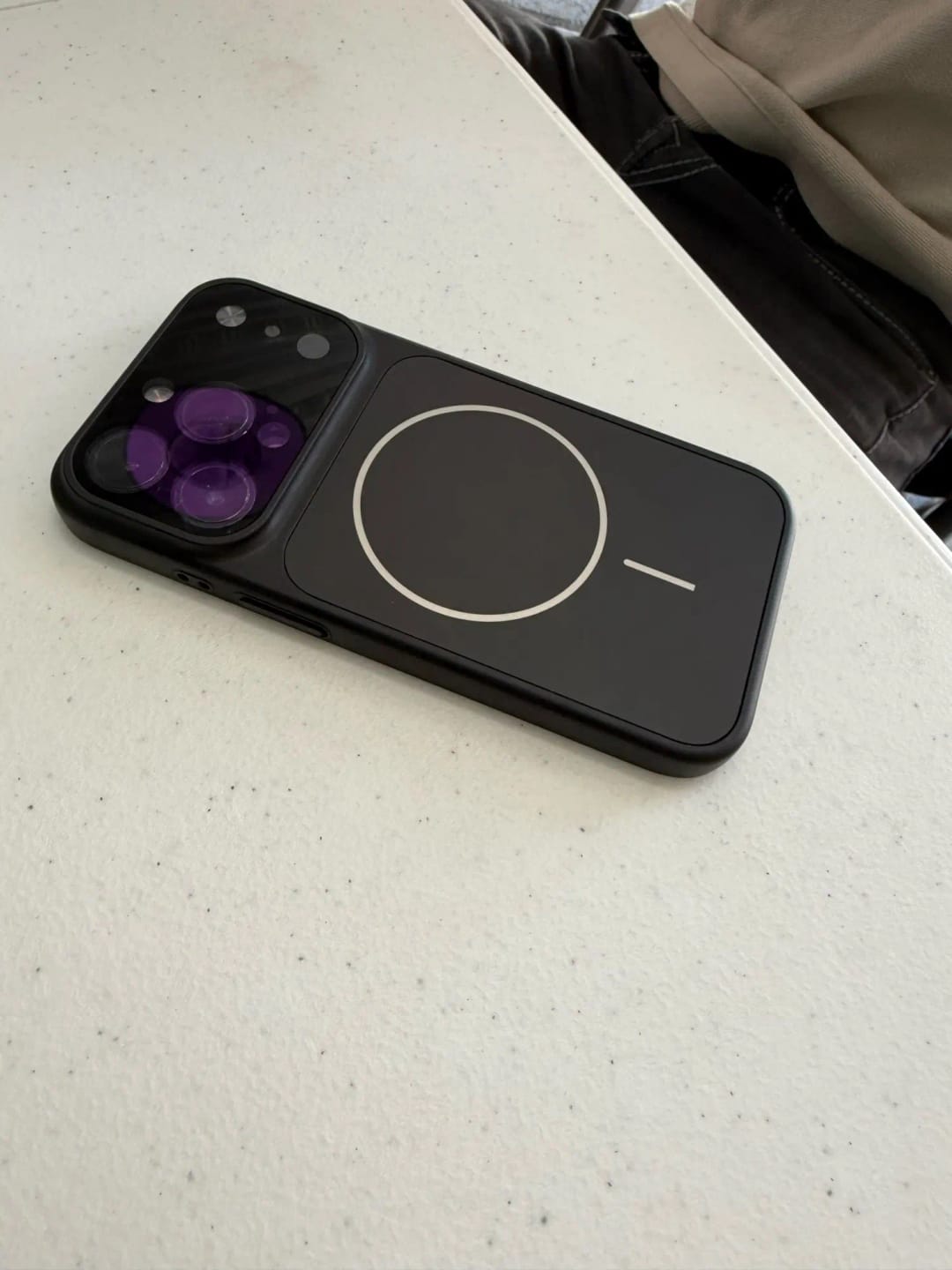 Customer photo review of Original Glass Nano Matte Case For iPhone 17 Air 16 15 14 13 Pro Max 17Pro Magnetic For Magsafe Wireless Charging Armor Funda