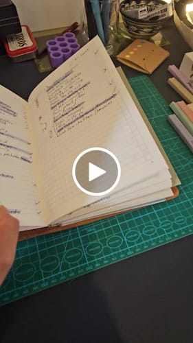Customer video review of Running List Weekly Planner