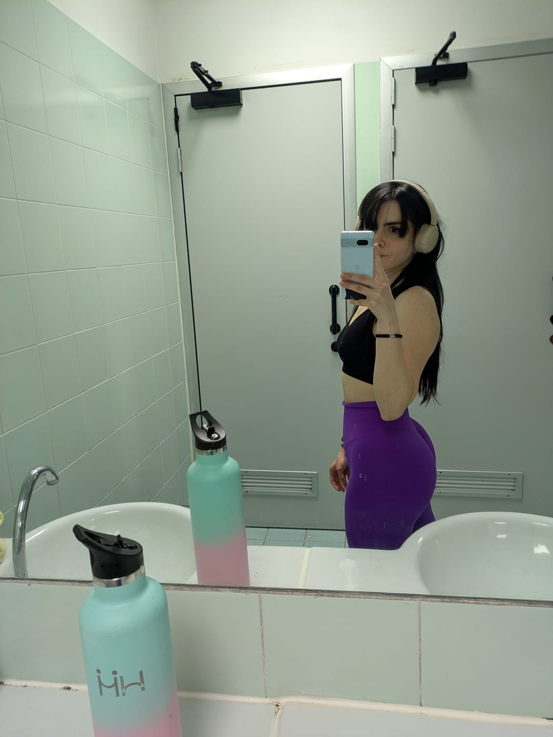 Customer photo review of Leggings Push-Up All-Up Violet