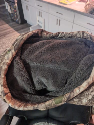 Customer photo review of Men's Bow String Sherpa Hoodie