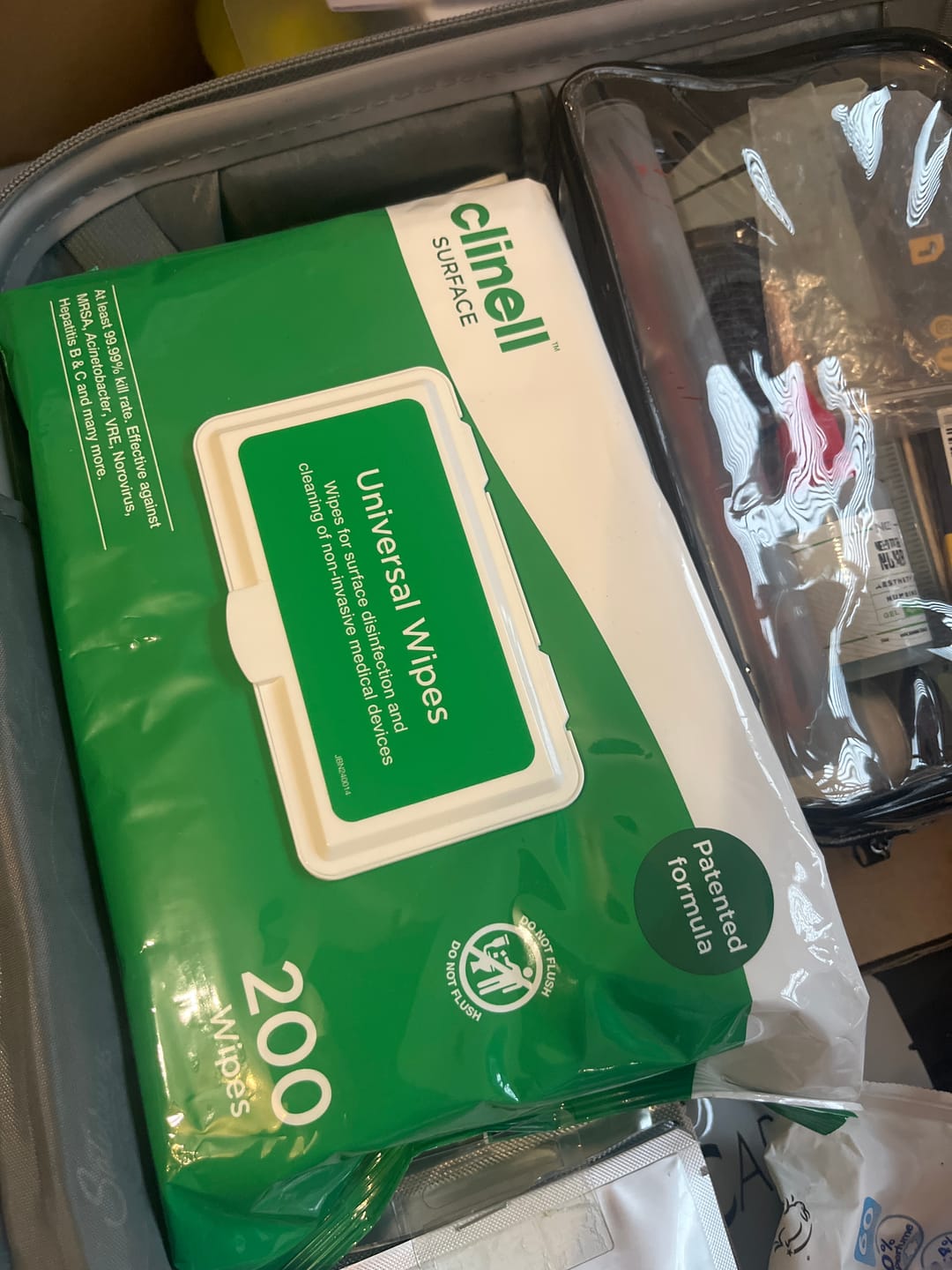 Customer photo review of Clinell Universal Wipes CW200