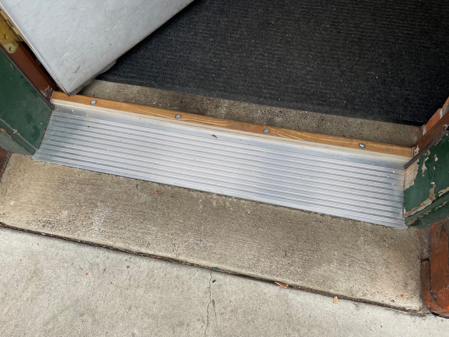 Customer photo review of 36" x 8" Inswing Threshold